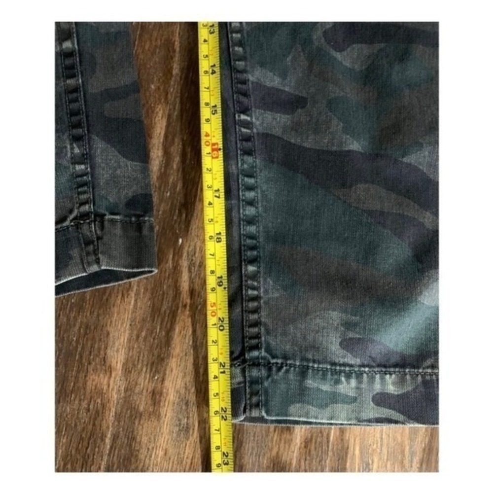 Sundry Murphy Cotton Camo Pleated Pants 24 Green Retro Urban Streetwear - Picture 8 of 9